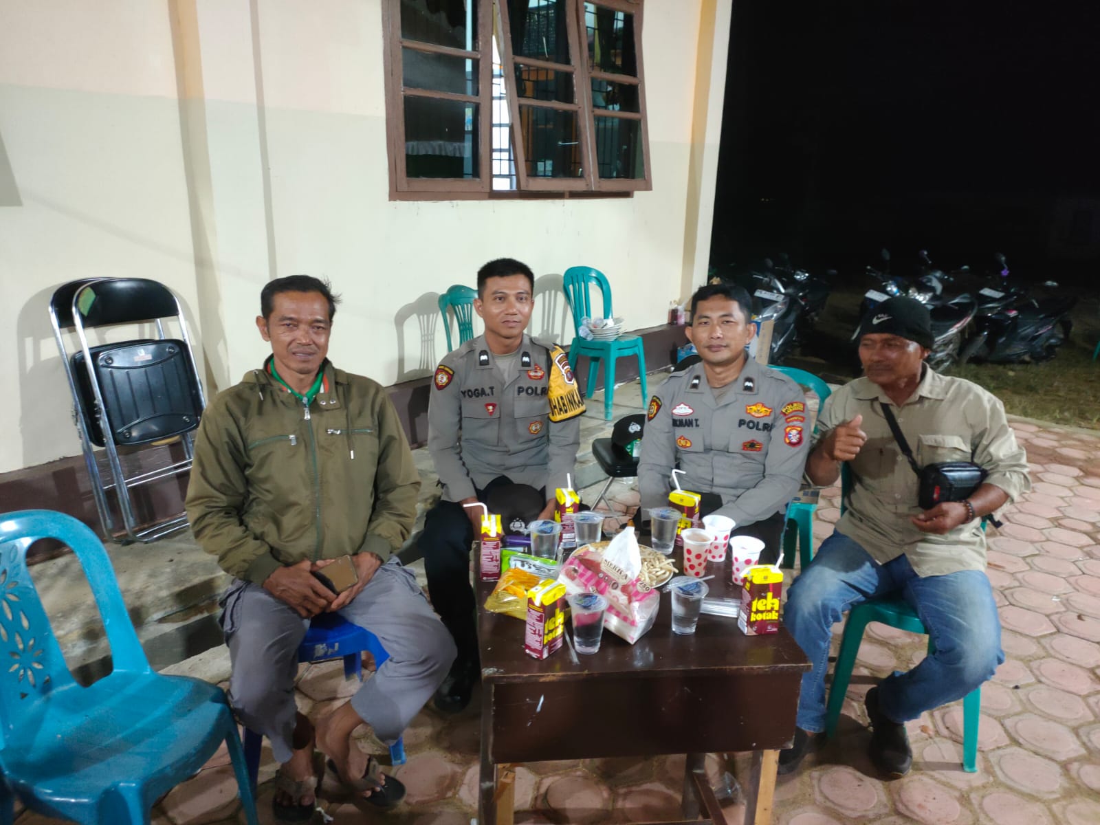 Personil Piket Patroli di Wilkum Polsek Sematu Jaya