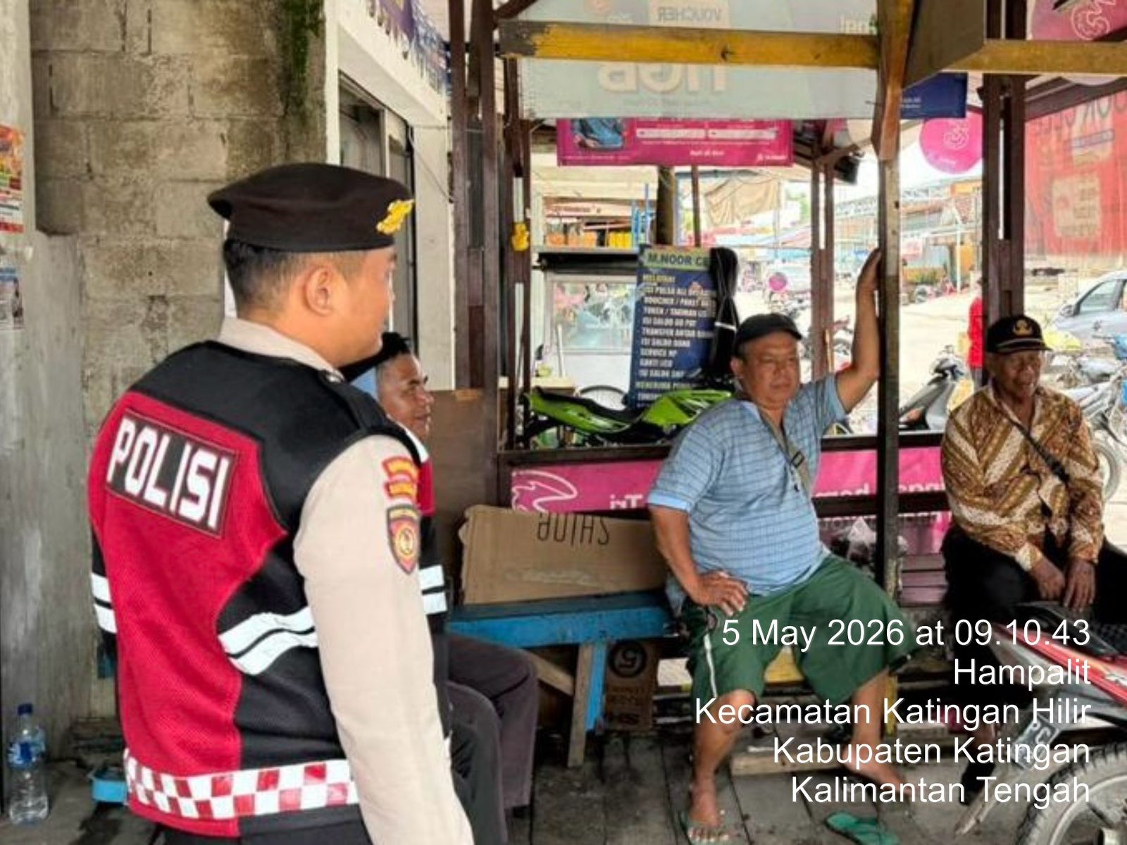 Patroli Pagi, Personel Samapta Polres Katingan Sasar Titik Rawan Tindak Pidana.