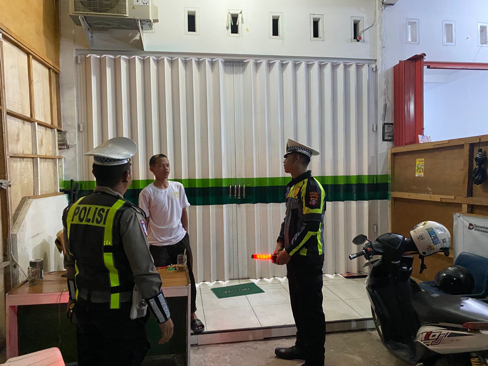 Ciptakan situasi kamtibmas yang kondusif, Satlantas Polres Katingan rutin laksanakan monitoring Objek Vital