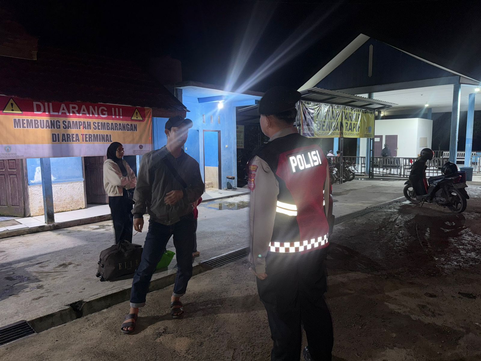 Wujudkan Kamtibmas Aman dan Kondusif, Sat Samapta Polres Lamandau Laksanakan Patroli Malam