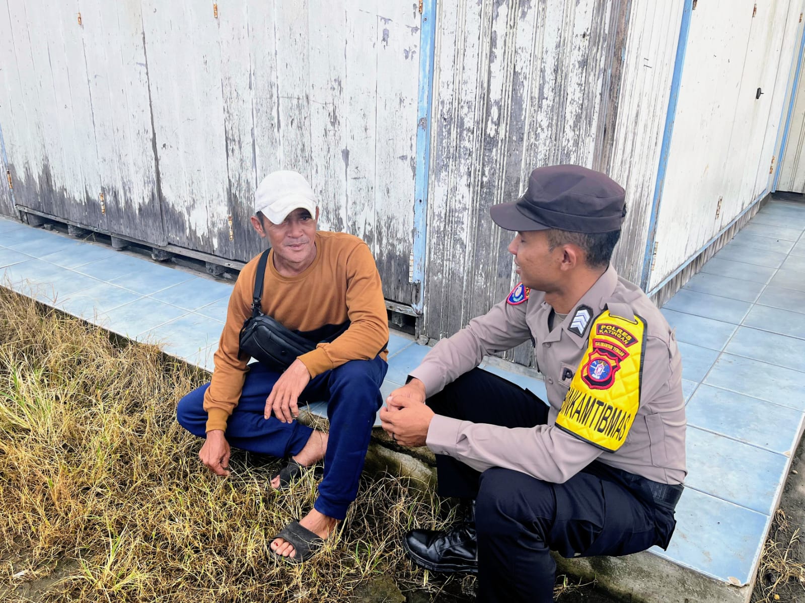 Demi Terciptanya Situasi Yang Aman dan Kondusif, Personil Polsek Katingan Kuala Kunjungi Warga Binaannya