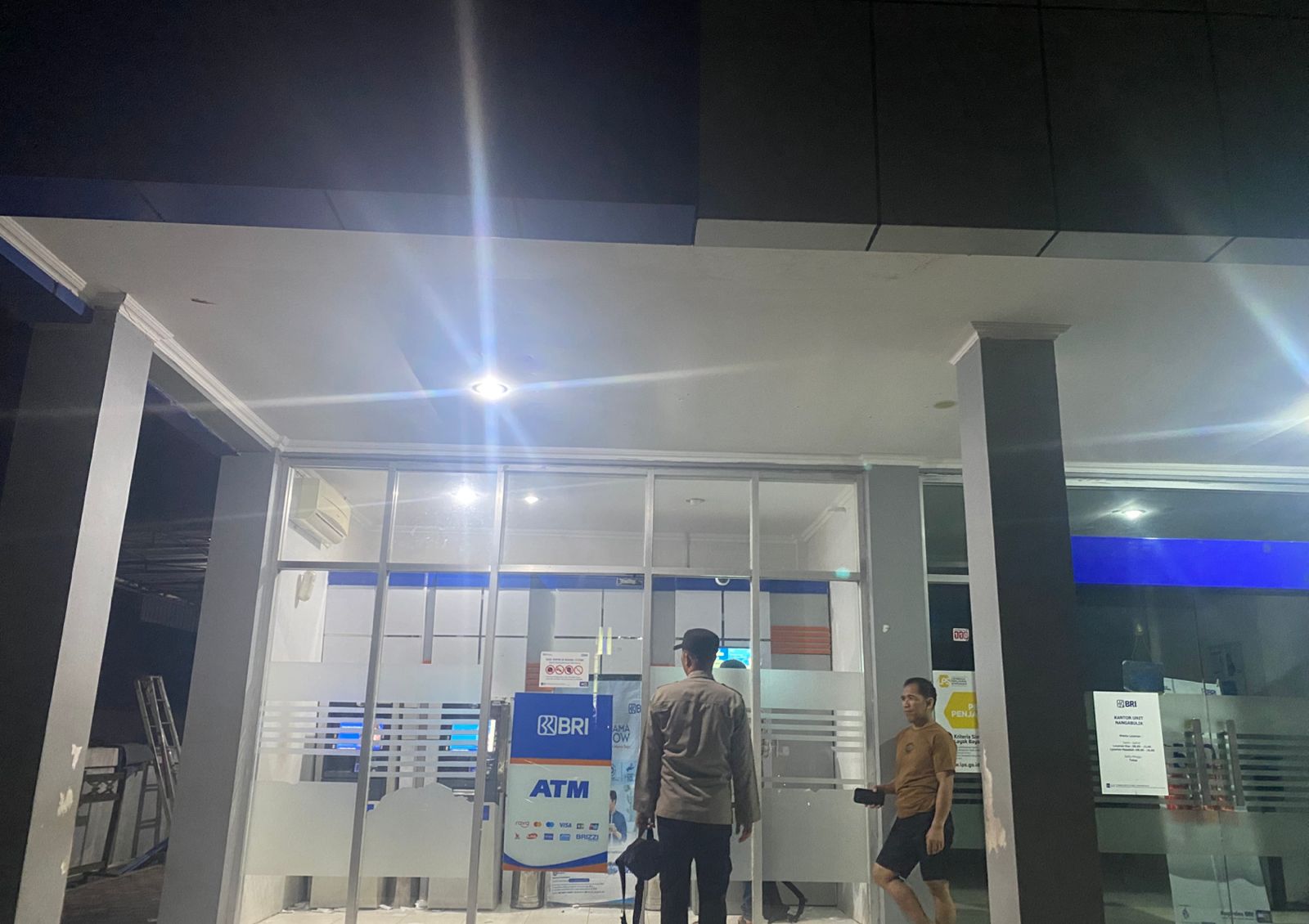 Cegah Gangguan Kamtibmas, Piket Polsek Bulik Patroli ATM