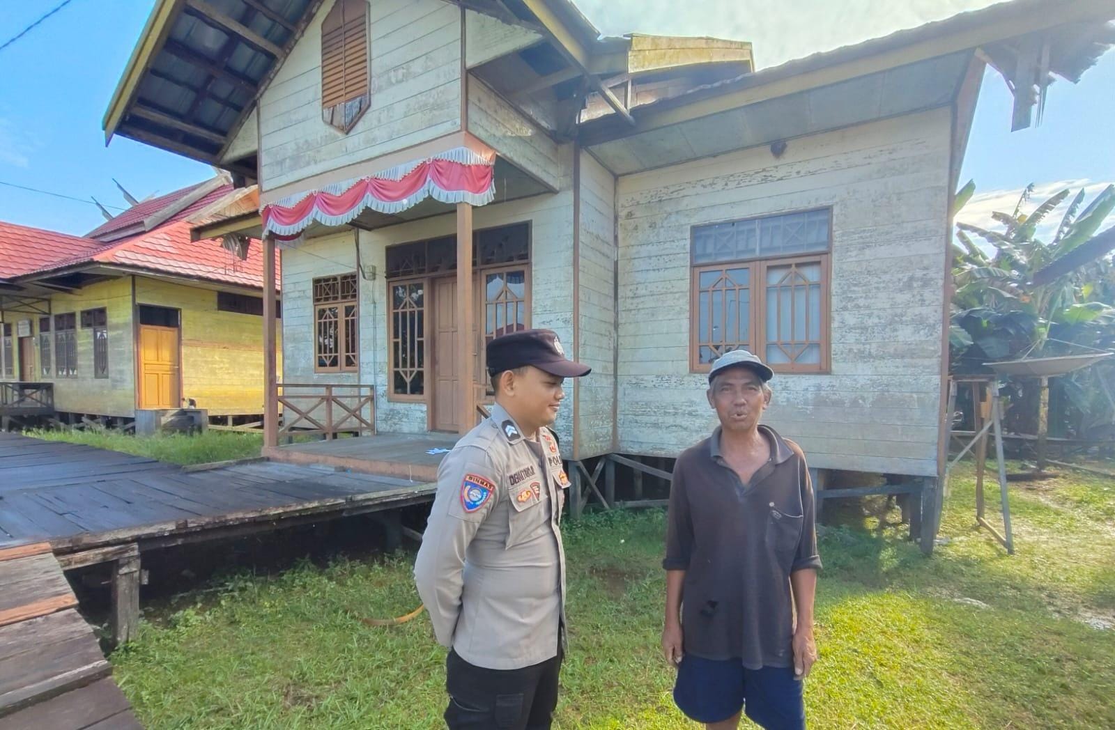 Jaga Situasi Kamtibmas, Polsek Tasik Payawan dan Kamipang Rutin Sambang Warga