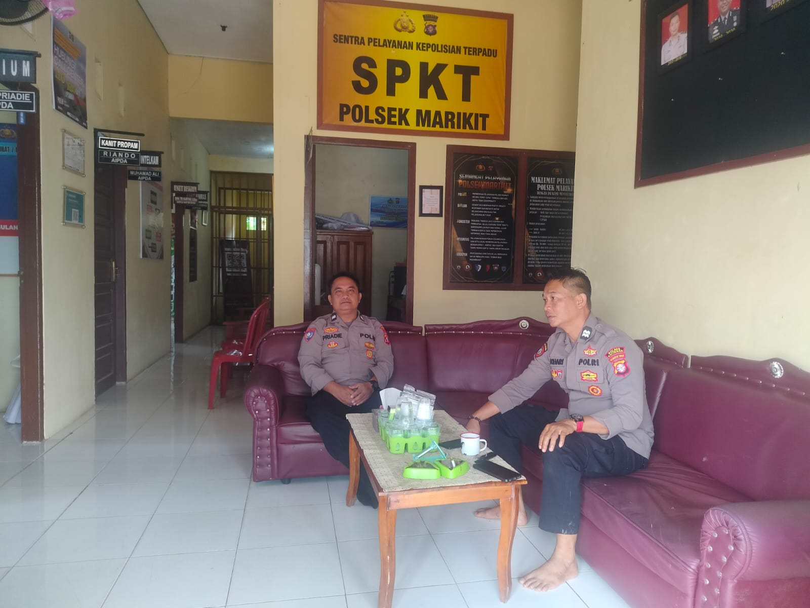Jaga Amanah, Jalankan Amanat dalam Pelayanan Mako Polsek Marikit
