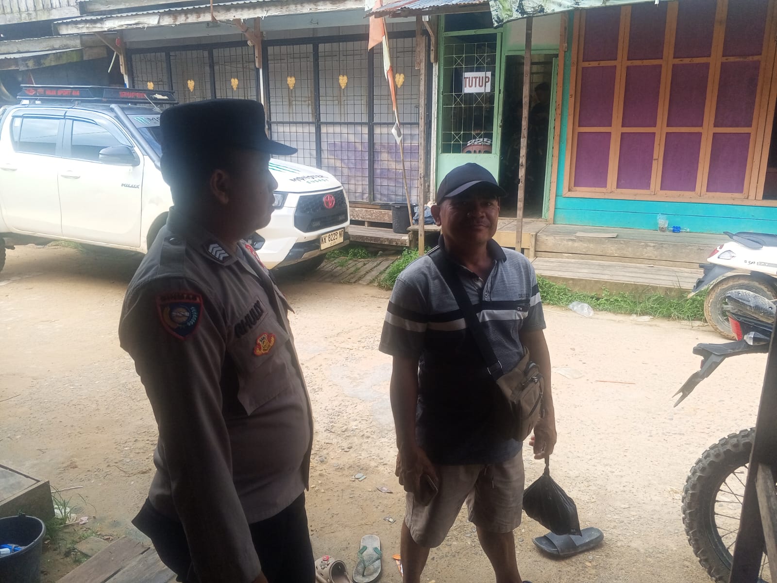 BHABINKAMTIBMAS POLSEK KATINGAN HULU MELAKSANAKAN SAMBANG KEPADA WARGA MASYARAKAT