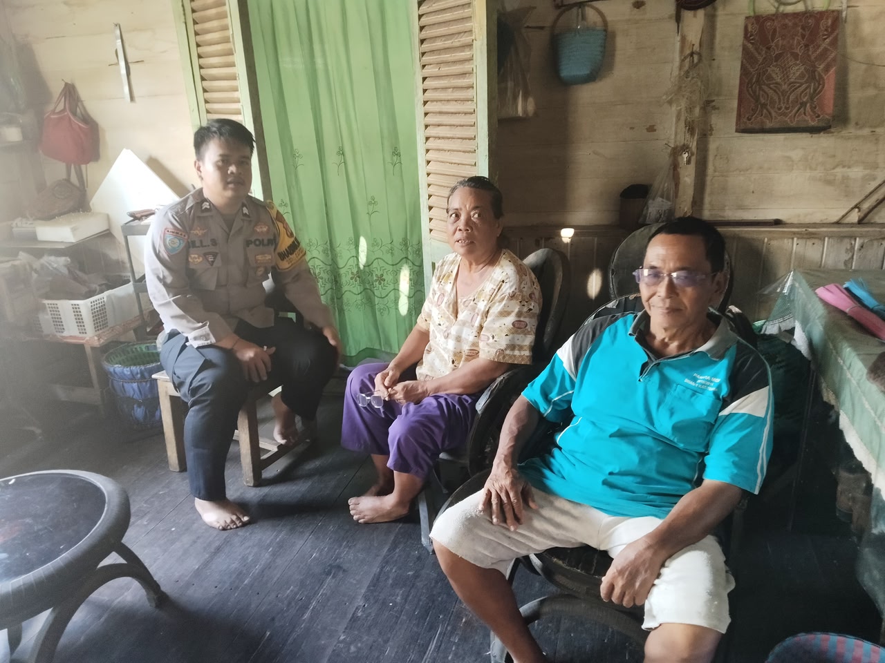 Polsek Katingan Tengah Sambang Kamtibmas