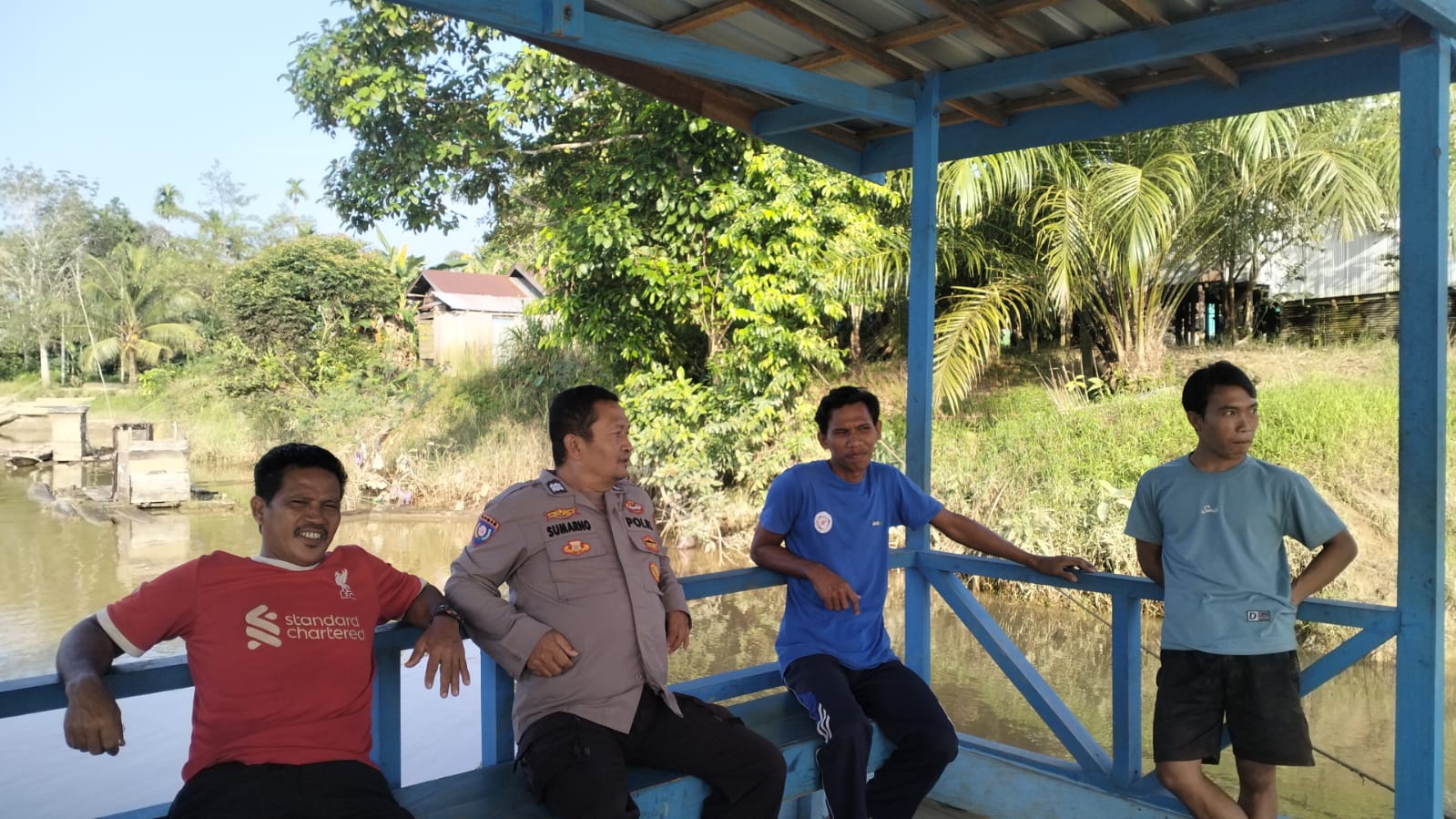 Polsek Katingan Tengah Sambang Kamtibmas