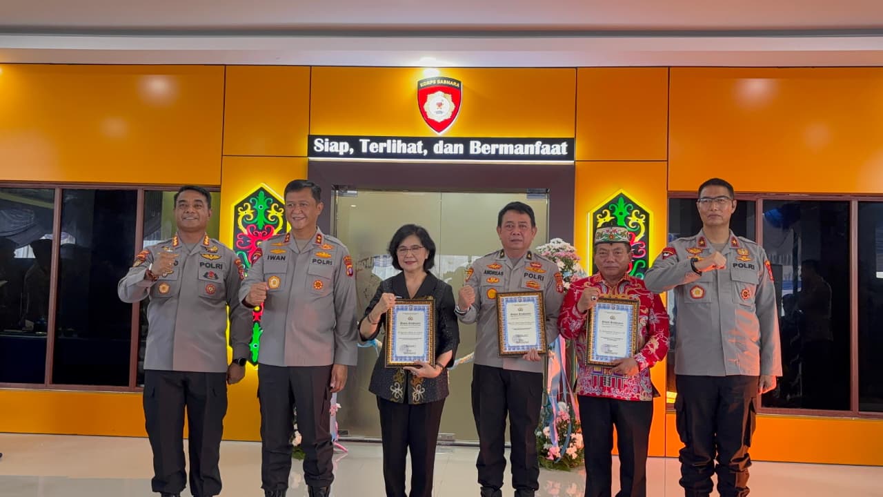 Peresmian Renovasi Mako, Ditsamapta Polda Kalteng Siap Tingkatkan Kinerja
