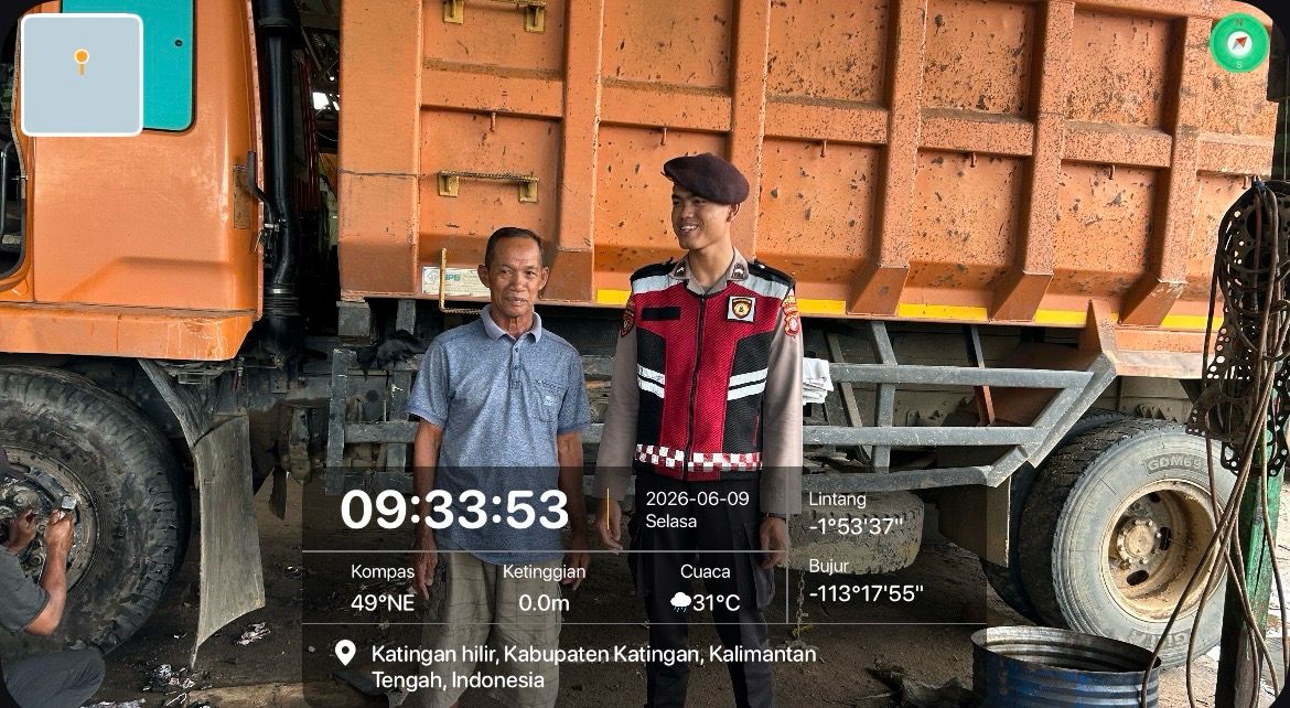 Patroli Pagi, Personel Samapta Polres Katingan Sasar Titik Rawan Tindak Pidana.
