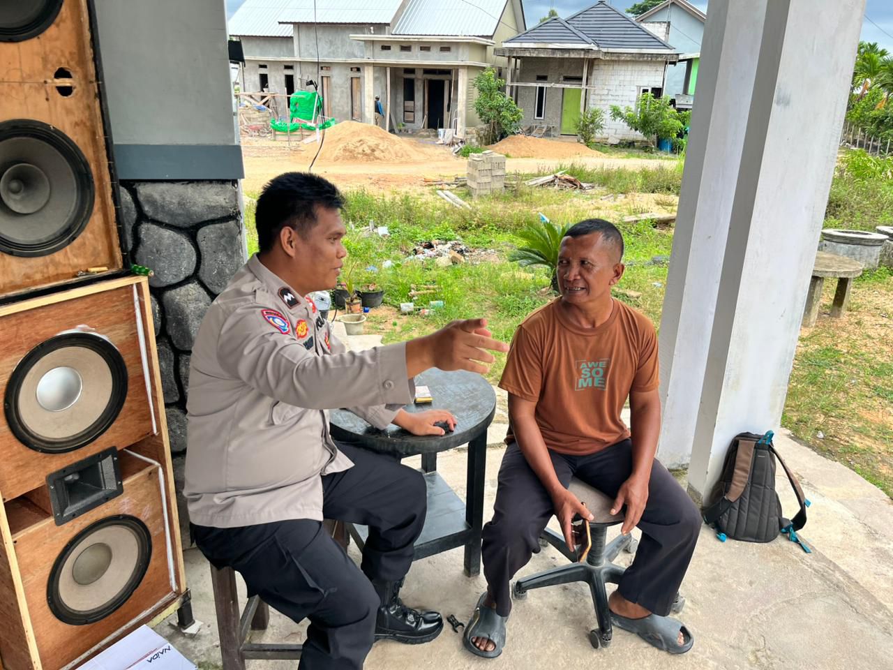 Bijak Bermedia Sosial, Satbinmas Polres Lamandau Edukasi Warga Cegah Hoaks