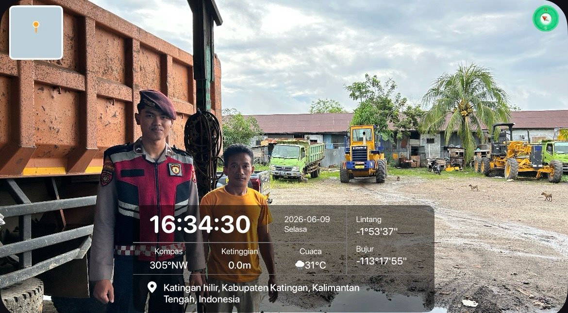 Personel Samapta Laksanakan Patroli Siang, Antisipasi Gangguan Kamtibmas.