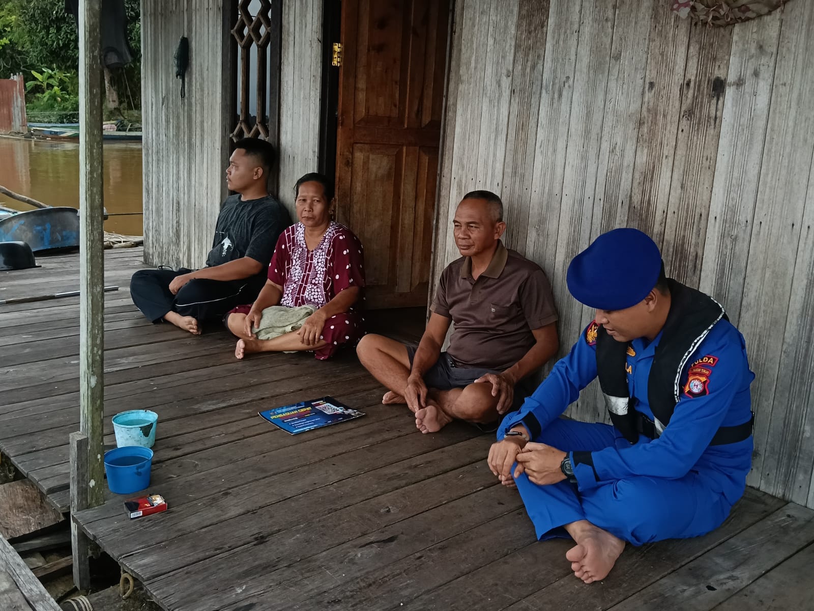 Personel Ditpolarud Polda Kalteng Laksanakan Sambang Silaturahmi