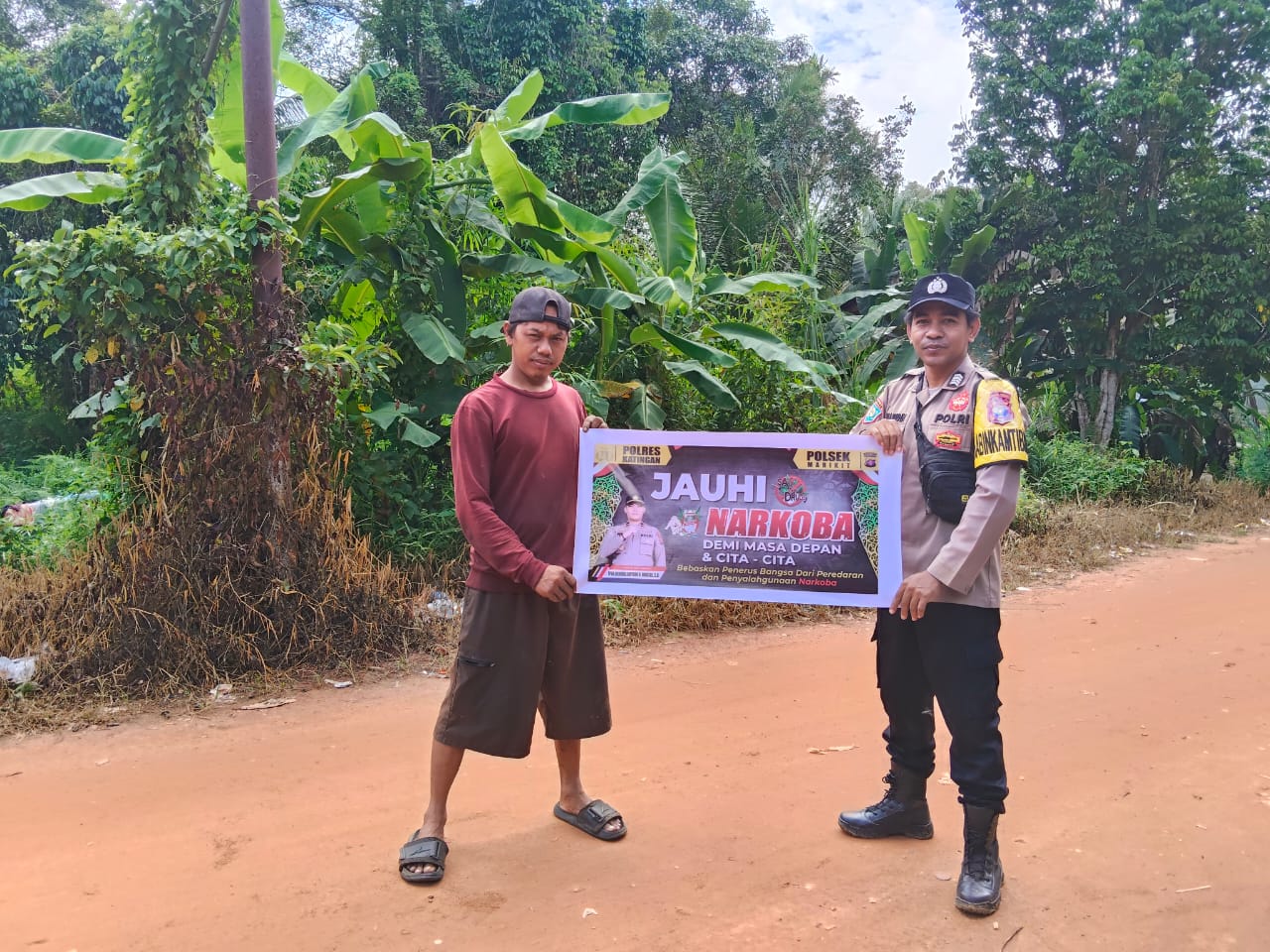 Polsek Marikit Sambang: Desa Ini Dijaga, Narkoba Tak Diizinkan