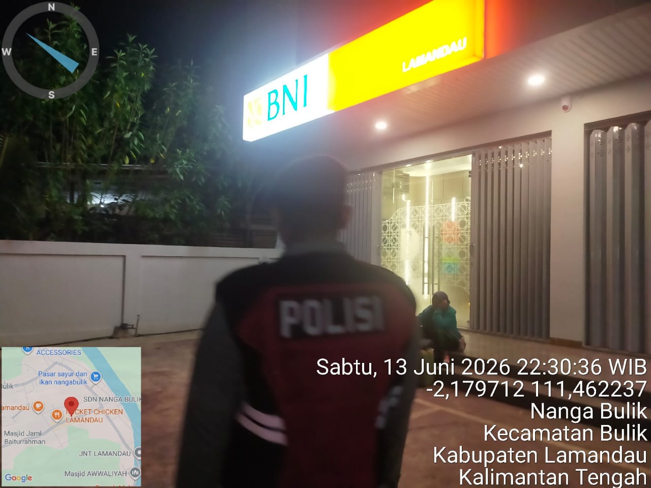 Hadir di Jam Rawan, Sat Samapta Patroli Objek Vital Jaga Kamtibmas Tetap Kondusif