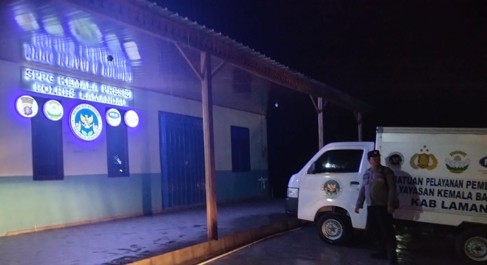 Patroli Malam ke SPPG, Polsek Bulik Pastikan Keamanan Program Pemenuhan Gizi